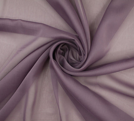 DUSTY LILAC LAVENDER Chiffon Georgette Sheer Fabric Dress Craft 58" Wide 9798