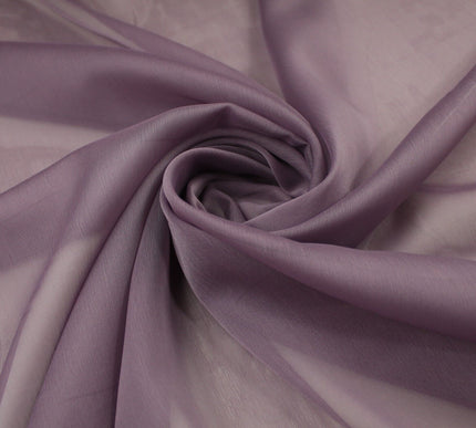 DUSTY LILAC LAVENDER Chiffon Georgette Sheer Fabric Dress Craft 58" Wide 9798
