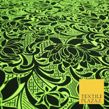 2 COLOURS Floral Print Soft Stretch Jersey Fabric 56"