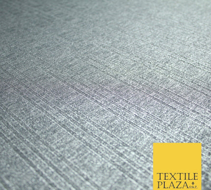 Grey Marl Subtle Stripe Print Soft Touch Stretch Jersey Fabric 56" 6627