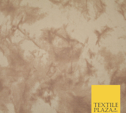 Mink and Almond Tie-Dye Artsy Printed Stretch Jersey Fabric 56" 6577