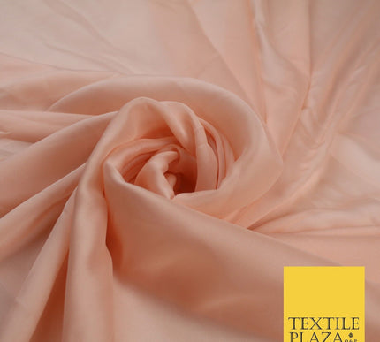 4 COLOURS Semi-Sheer Chiffon Georgette Fabric Bridal Dress Craft 47" Wide