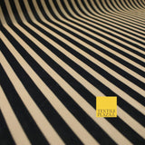 Luxury 4 Way Stretch Soft Striped Stripe Power Mesh Net Costume Craft Fabric