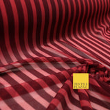 Luxury 4 Way Stretch Soft Striped Stripe Power Mesh Net Costume Craft Fabric