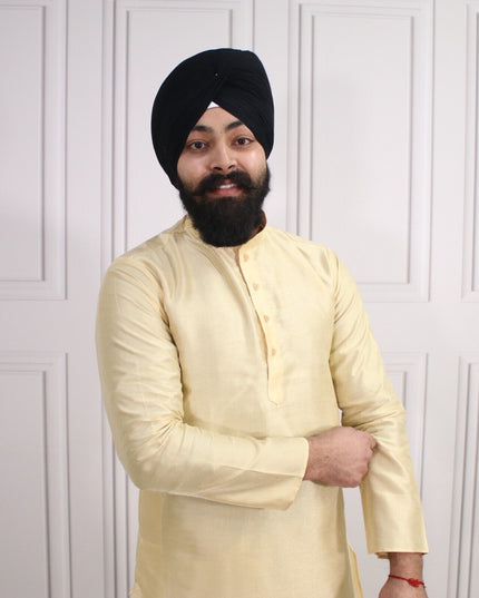 6 COLOURS - Mens Nehru Kurta Pajama Raw Silk Indian Punjabi Asian Jago Sangeet