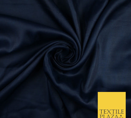 14 COLOURS Plain Lightweight Tasar Faux Silk Satin Dress Lining Bridal Fabric57"