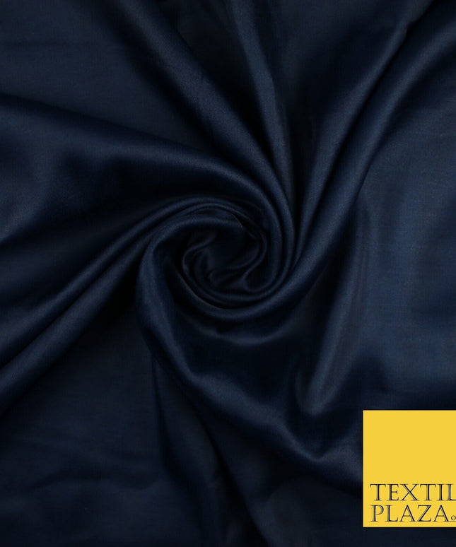 14 COLOURS Plain Lightweight Tasar Faux Silk Satin Dress Lining Bridal Fabric57"