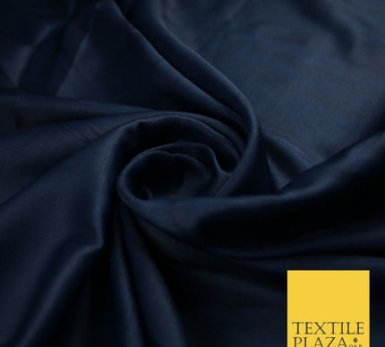 14 COLOURS Plain Lightweight Tasar Faux Silk Satin Dress Lining Bridal Fabric57"