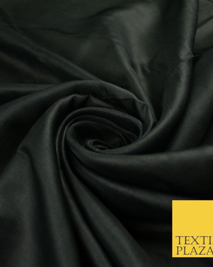 14 COLOURS Plain Lightweight Tasar Faux Silk Satin Dress Lining Bridal Fabric57"