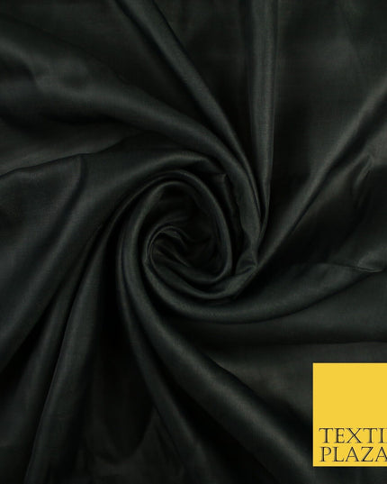 14 COLOURS Plain Lightweight Tasar Faux Silk Satin Dress Lining Bridal Fabric57"