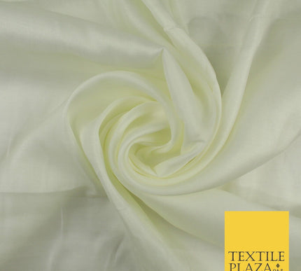 14 COLOURS Plain Lightweight Tasar Faux Silk Satin Dress Lining Bridal Fabric57"