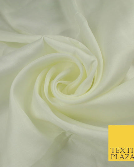 14 COLOURS Plain Lightweight Tasar Faux Silk Satin Dress Lining Bridal Fabric57"