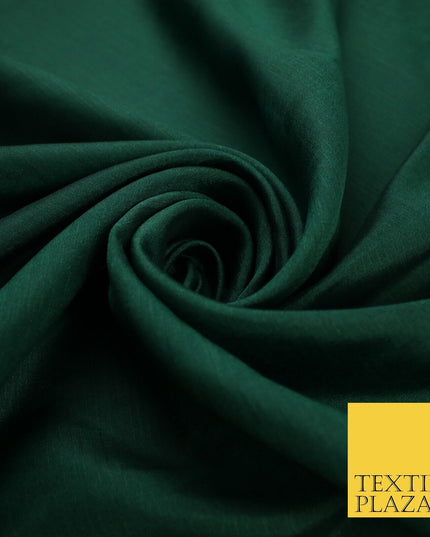 14 COLOURS Plain Lightweight Tasar Faux Silk Satin Dress Lining Bridal Fabric57"