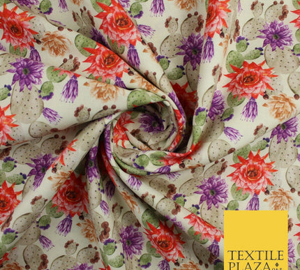 Flower Stone Print 100% Cotton Printed Fabric 58" 10214