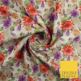 Flower Stone Print 100% Cotton Printed Fabric 58" 10214