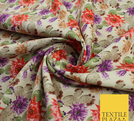 Flower Stone Print 100% Cotton Printed Fabric 58" 10214