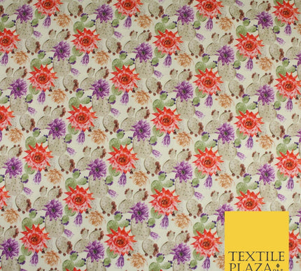 Flower Stone Print 100% Cotton Printed Fabric 58" 10214