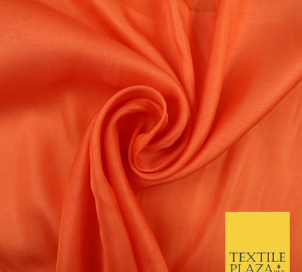14 COLOURS Plain Lightweight Tasar Faux Silk Satin Dress Lining Bridal Fabric57"