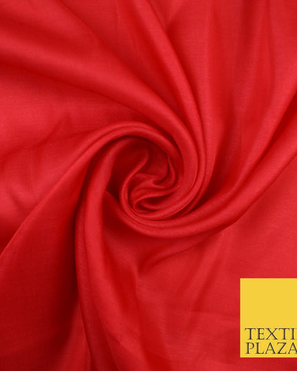 14 COLOURS Plain Lightweight Tasar Faux Silk Satin Dress Lining Bridal Fabric57"