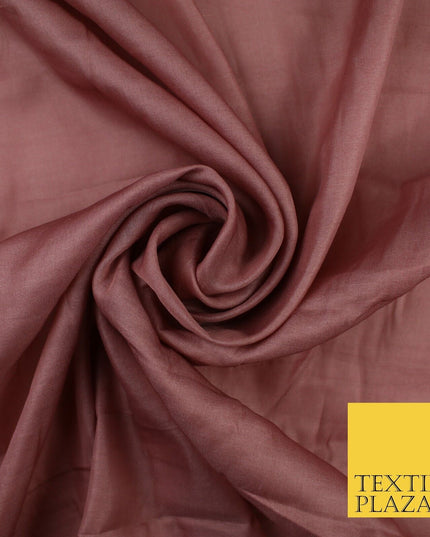 14 COLOURS Plain Lightweight Tasar Faux Silk Satin Dress Lining Bridal Fabric57"