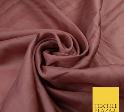 14 COLOURS Plain Lightweight Tasar Faux Silk Satin Dress Lining Bridal Fabric57"