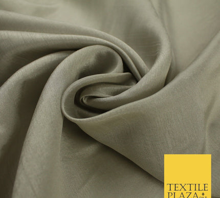 14 COLOURS Plain Lightweight Tasar Faux Silk Satin Dress Lining Bridal Fabric57"