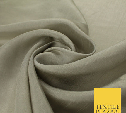 14 COLOURS Plain Lightweight Tasar Faux Silk Satin Dress Lining Bridal Fabric57"