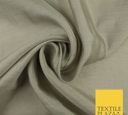 14 COLOURS Plain Lightweight Tasar Faux Silk Satin Dress Lining Bridal Fabric57"