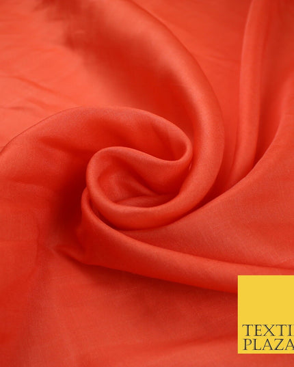 14 COLOURS Plain Lightweight Tasar Faux Silk Satin Dress Lining Bridal Fabric57"