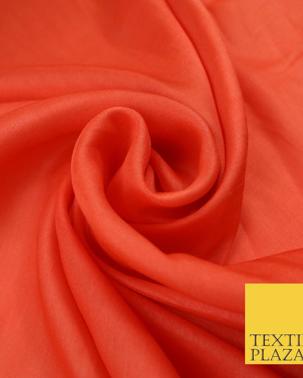 14 COLOURS Plain Lightweight Tasar Faux Silk Satin Dress Lining Bridal Fabric57"