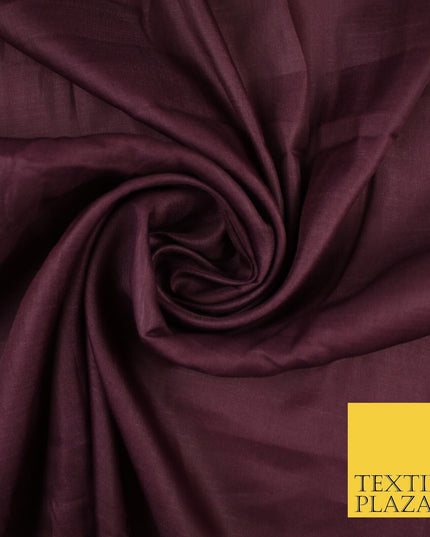 14 COLOURS Plain Lightweight Tasar Faux Silk Satin Dress Lining Bridal Fabric57"