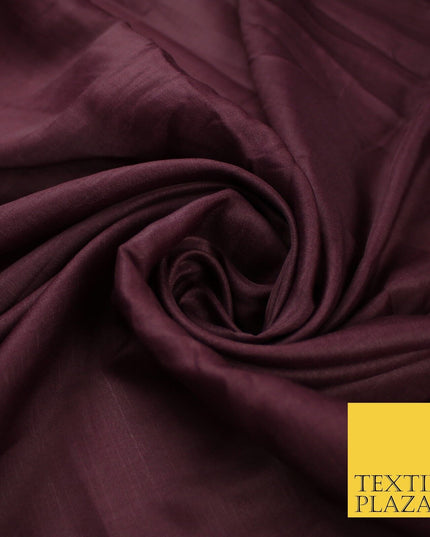 14 COLOURS Plain Lightweight Tasar Faux Silk Satin Dress Lining Bridal Fabric57"