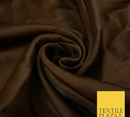 14 COLOURS Plain Lightweight Tasar Faux Silk Satin Dress Lining Bridal Fabric57"