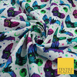 Neon Bats Halloween 100% Pure Cotton Printed Fabric 58" 10204