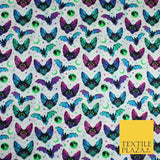 Neon Bats Halloween 100% Pure Cotton Printed Fabric 58" 10204