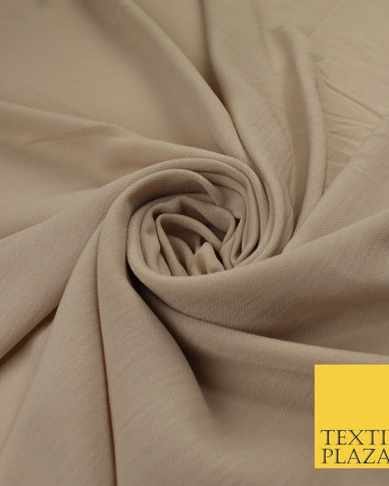 9 COLOURS - Airflow Textured Weave Polyester Soft Silky Crepe Dress Fabric 58"