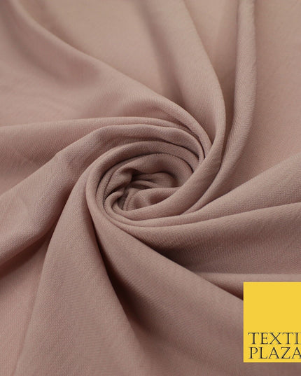 9 COLOURS - Airflow Textured Weave Polyester Soft Silky Crepe Dress Fabric 58"