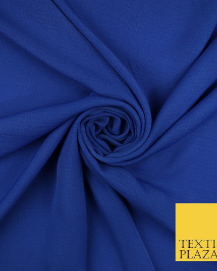 9 COLOURS - Airflow Textured Weave Polyester Soft Silky Crepe Dress Fabric 58"