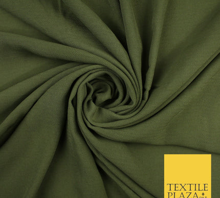 9 COLOURS - Airflow Textured Weave Polyester Soft Silky Crepe Dress Fabric 58"