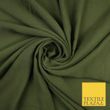 9 COLOURS - Airflow Textured Weave Polyester Soft Silky Crepe Dress Fabric 58"
