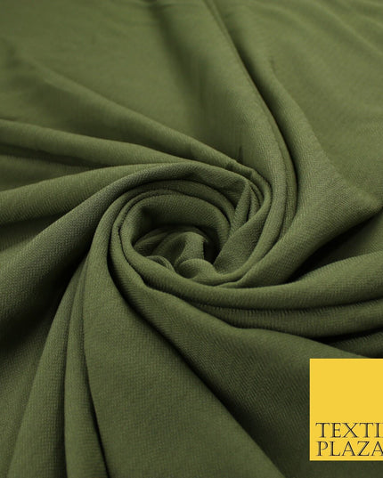 9 COLOURS - Airflow Textured Weave Polyester Soft Silky Crepe Dress Fabric 58"