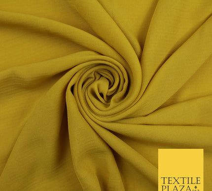 9 COLOURS - Airflow Textured Weave Polyester Soft Silky Crepe Dress Fabric 58"