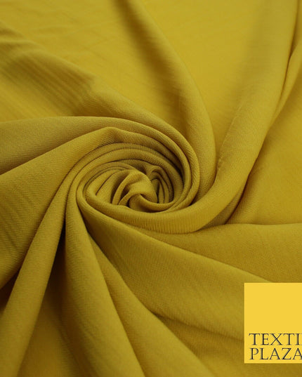 9 COLOURS - Airflow Textured Weave Polyester Soft Silky Crepe Dress Fabric 58"