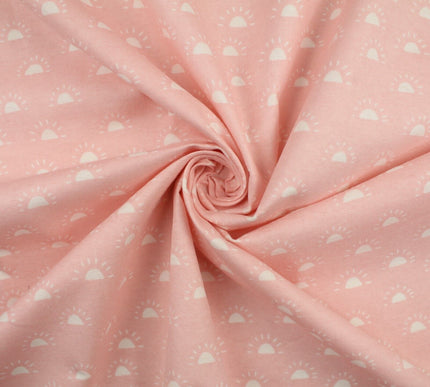 Double Sunset Sunrise Brushed Cotton Winceyette Fabric Flannel
