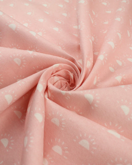 Double Sunset Sunrise Brushed Cotton Winceyette Fabric Flannel