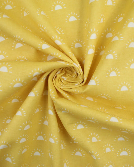 Double Sunset Sunrise Brushed Cotton Winceyette Fabric Flannel