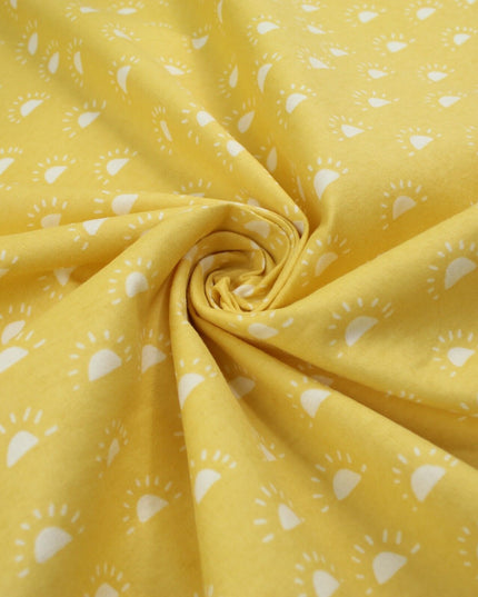 Double Sunset Sunrise Brushed Cotton Winceyette Fabric Flannel