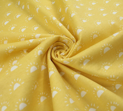 Double Sunset Sunrise Brushed Cotton Winceyette Fabric Flannel