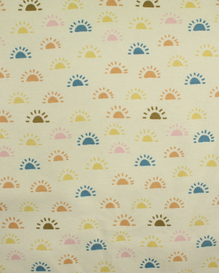 Double Sunset Sunrise Brushed Cotton Winceyette Fabric Flannel