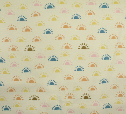 Double Sunset Sunrise Brushed Cotton Winceyette Fabric Flannel